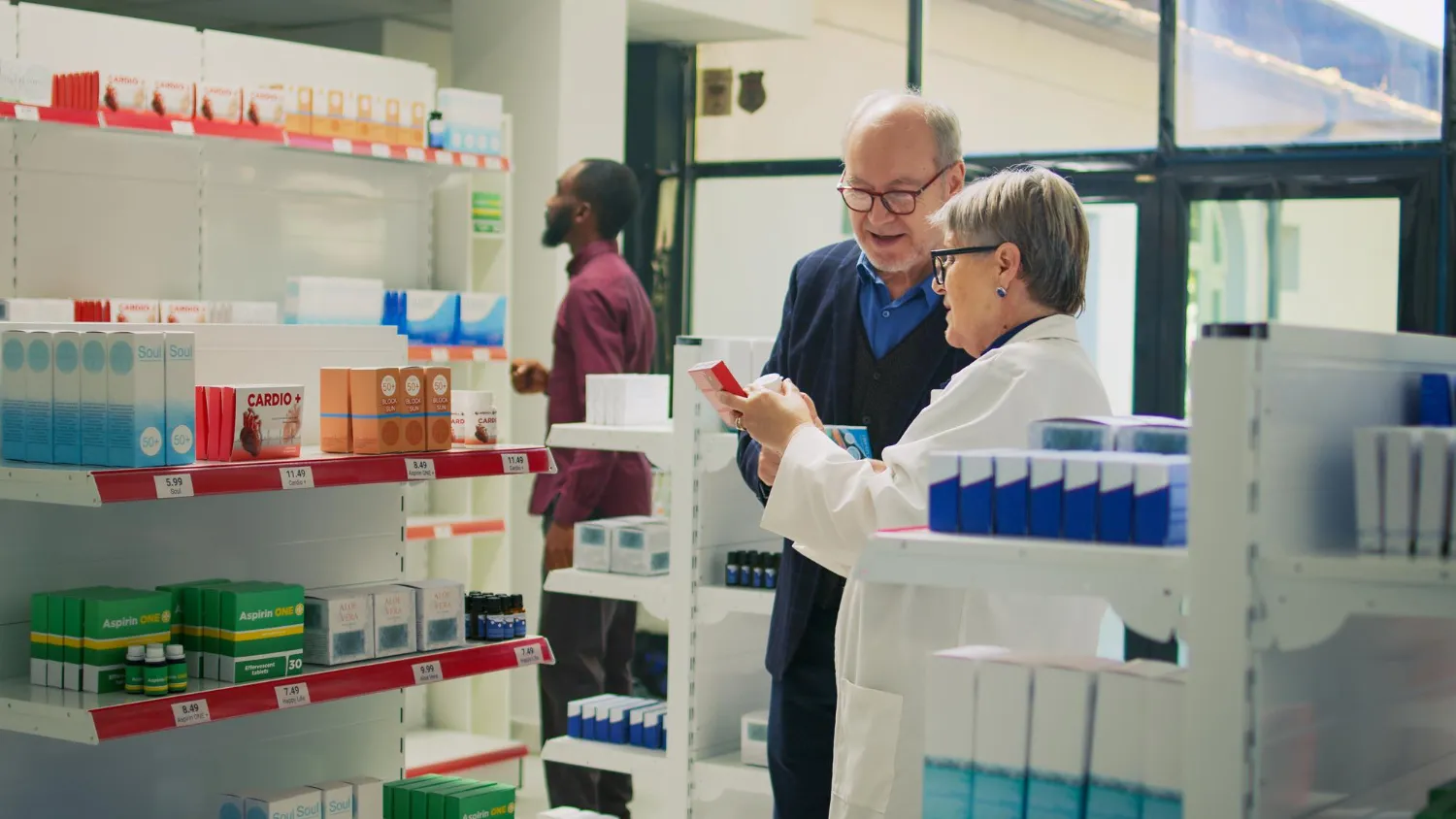 Accredited pharmacy in Jacksonville helping patients with medications and prescription refills.