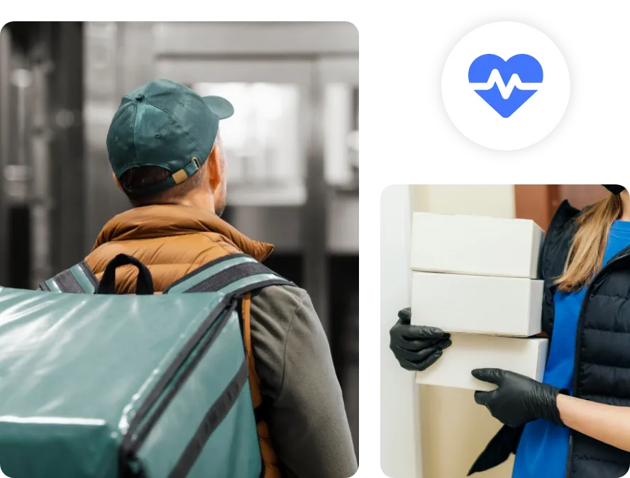 Website section image presenting pharmacy healthcare services focused on improving patient care and medication management
