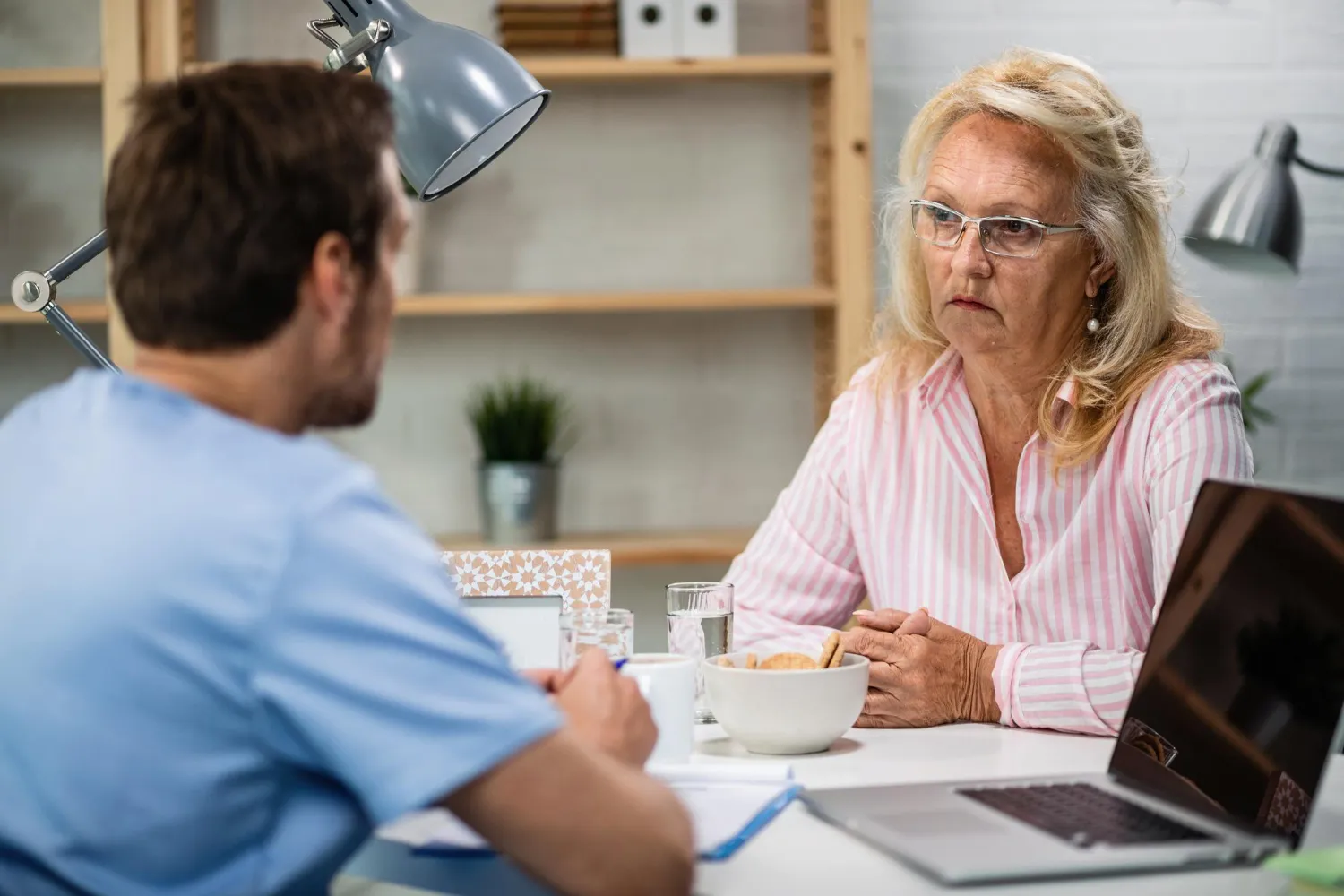 Patient consulting with a healthcare professional, emphasizing the importance of timely medication guidance and visiting a trusted Pharmacy in Jacksonville for proper prescription management