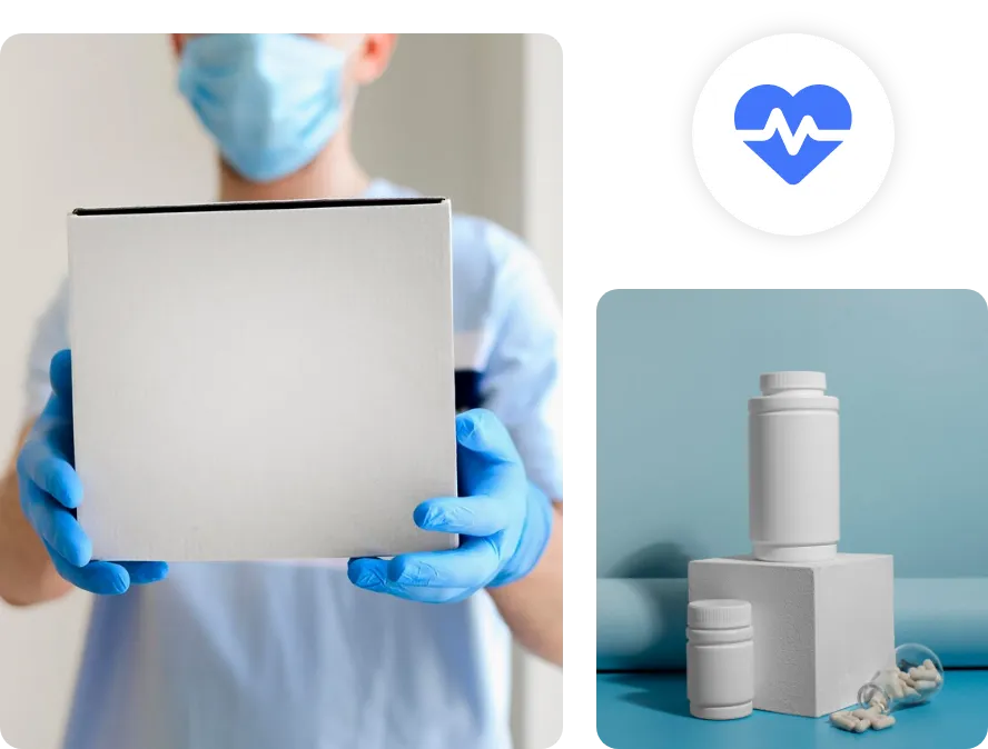 Website section illustration highlighting Citizen Pharmacy healthcare programs designed to improve patient wellness through reliable prescription services and medication management